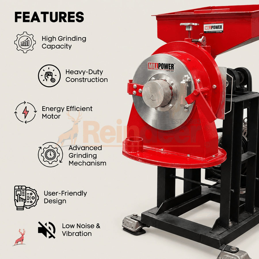 10 hp ಅಟ್ಟಾ ಚಕ್ಕಿ - ವೈಶಿಷ್ಟ್ಯಗಳು - ರೆಂಡಿಮೀರ್ ಮೆಷಿನರಿ