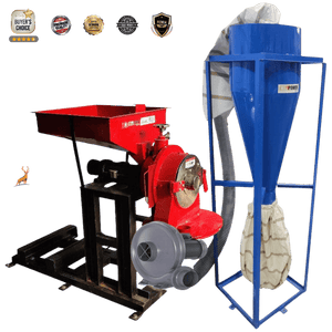 15 hp attā chakki - ಪಕ್ಕದ ನೋಟ - reindeer machinery