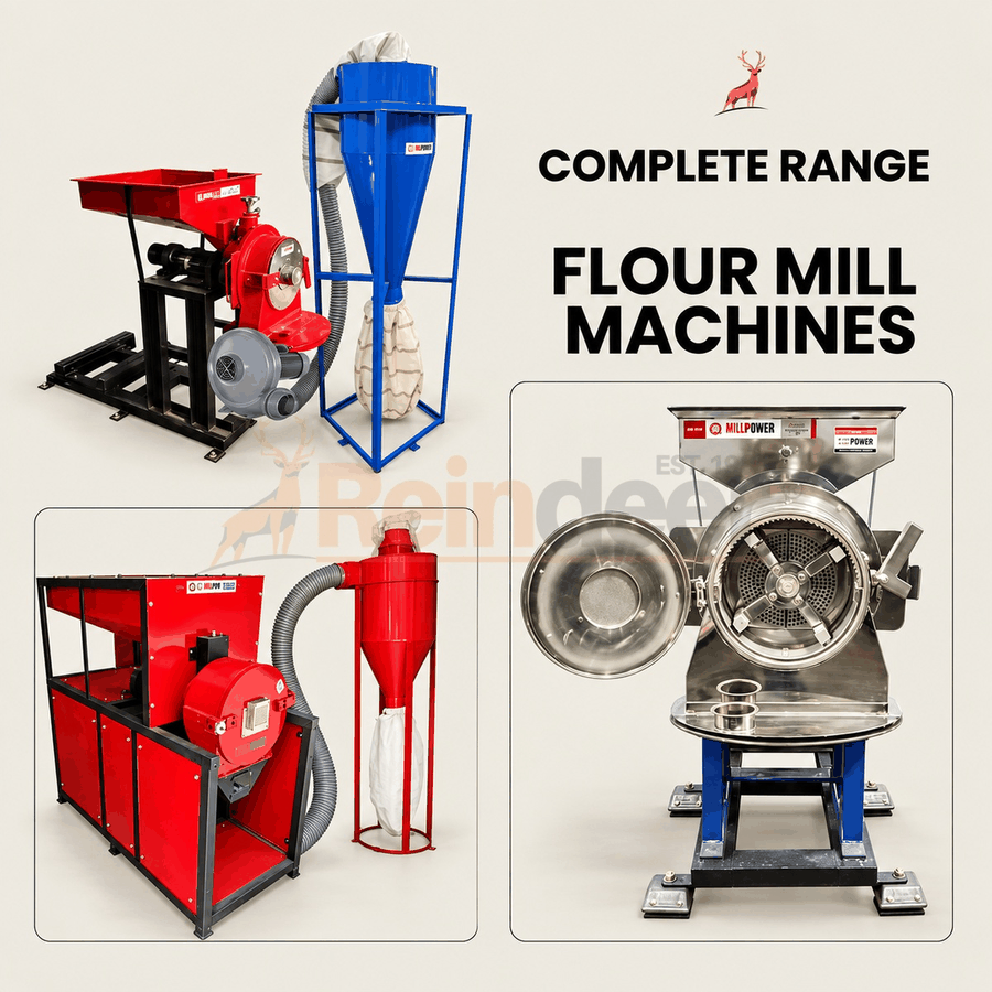 ೨೦ ಎಚ್‌ಪಿ atta chakki - ಸಂಪೂರ್ಣ ಶ್ರೇಣಿ - Reindeer Machinery