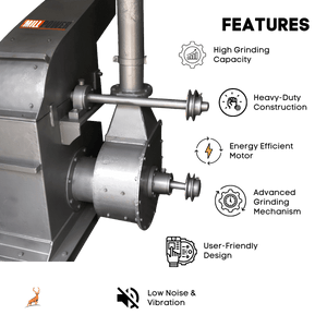 20 hp masala grinder - features - reindeer machinery