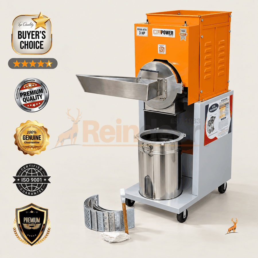 50 ಕೆಜಿ ಪ್ರತಿ ಗಂಟೆಗೆ attā cakki - ಪರಿಕರಗಳೊಂದಿಗೆ ಯಂತ್ರ - Reindeer Machinery