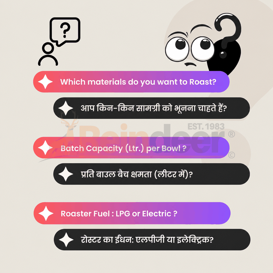 ಡ್ರಮ್ ರೋಸ್ಟರ್ ಯಂತ್ರ - FAQ ಗಳು - reindeer machinery