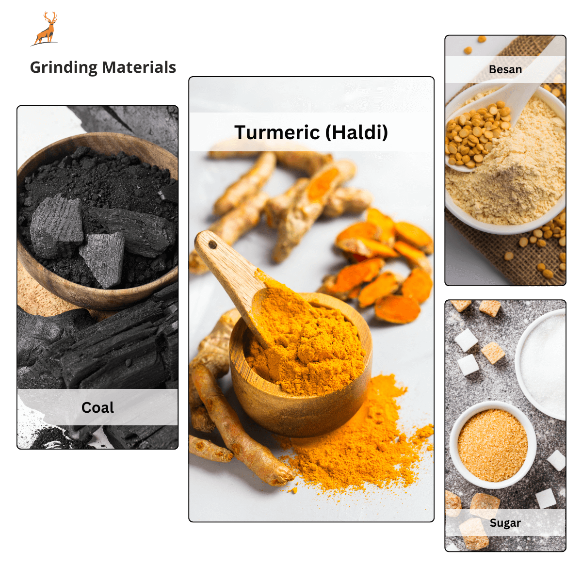 haldi pisne ki machine - haldi powder - reindeer machinery