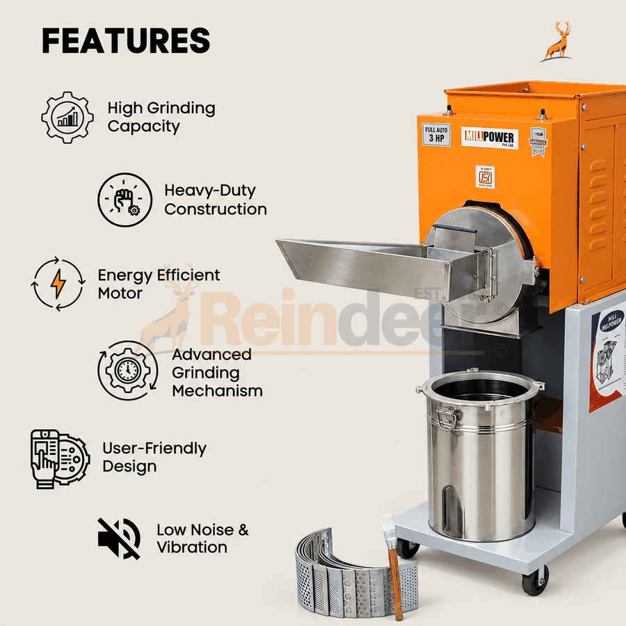 ಹಿಟ್ಟು ಕಂಟೇನರ್ SS - Reindeer Machinery